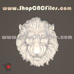 lion head stl for cnc carving