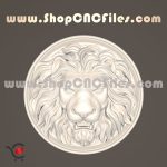 lion head stl for cnc carving on stone